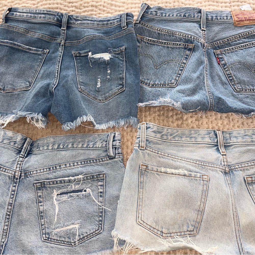 Assorted bundle of Distressed Denim Shorts - Picture 2 of 6